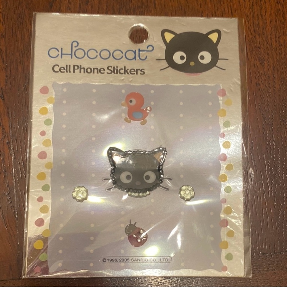Sanrio Chococat Black Cell Phone Stickers